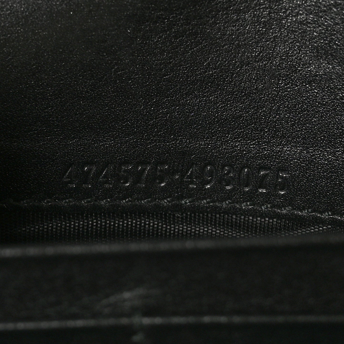 Calfskin Matelasse GG Marmont Chain Wallet Black