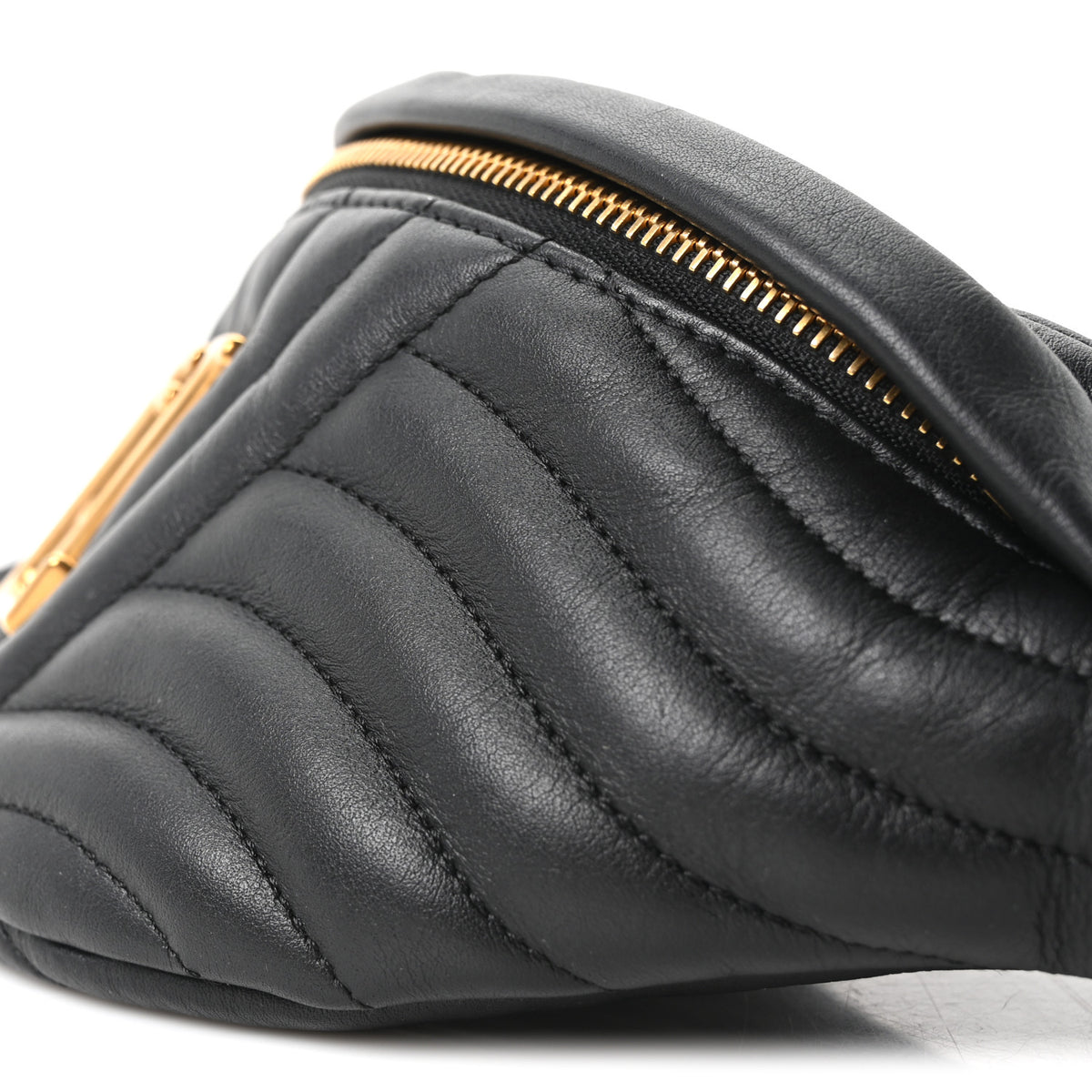 Louis Vuitton Calfskin Quilted New Wave Bumbag Black 9 of 9