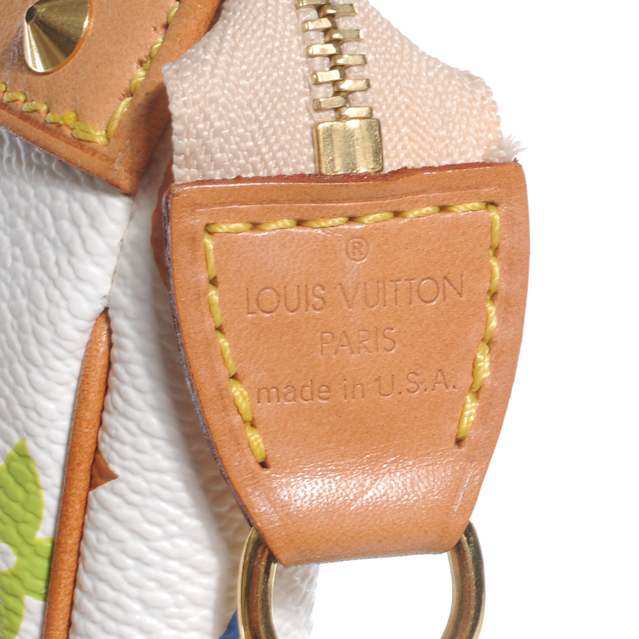 Louis Vuitton Monogram Multicolor Pochette Accessories White 8 of 8