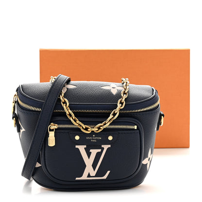 Louis Vuitton Empreinte Monogram Giant Mini By The Pool Bumbag Blue Beige 10 of 10