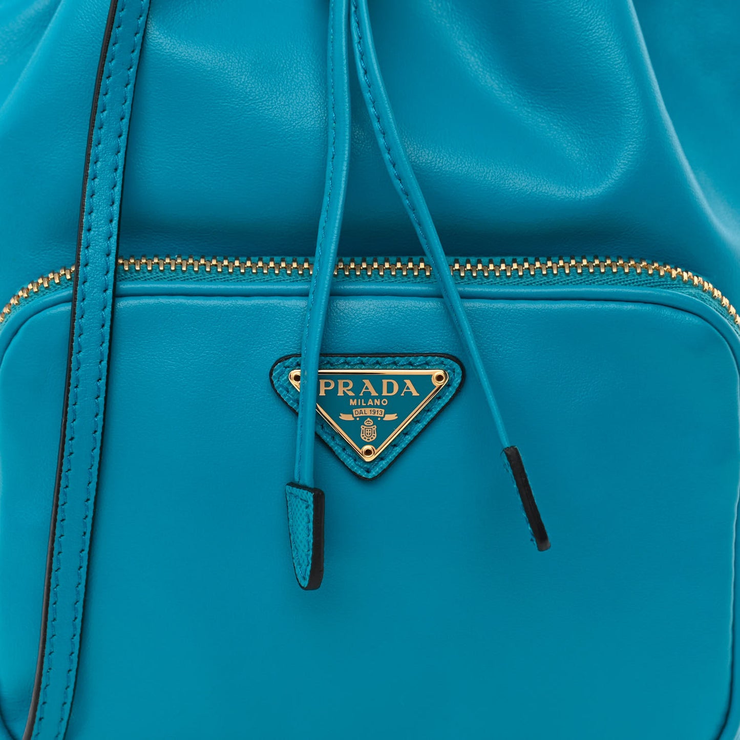 Light Calf Mini Bucket Crossbody Bag Voyage