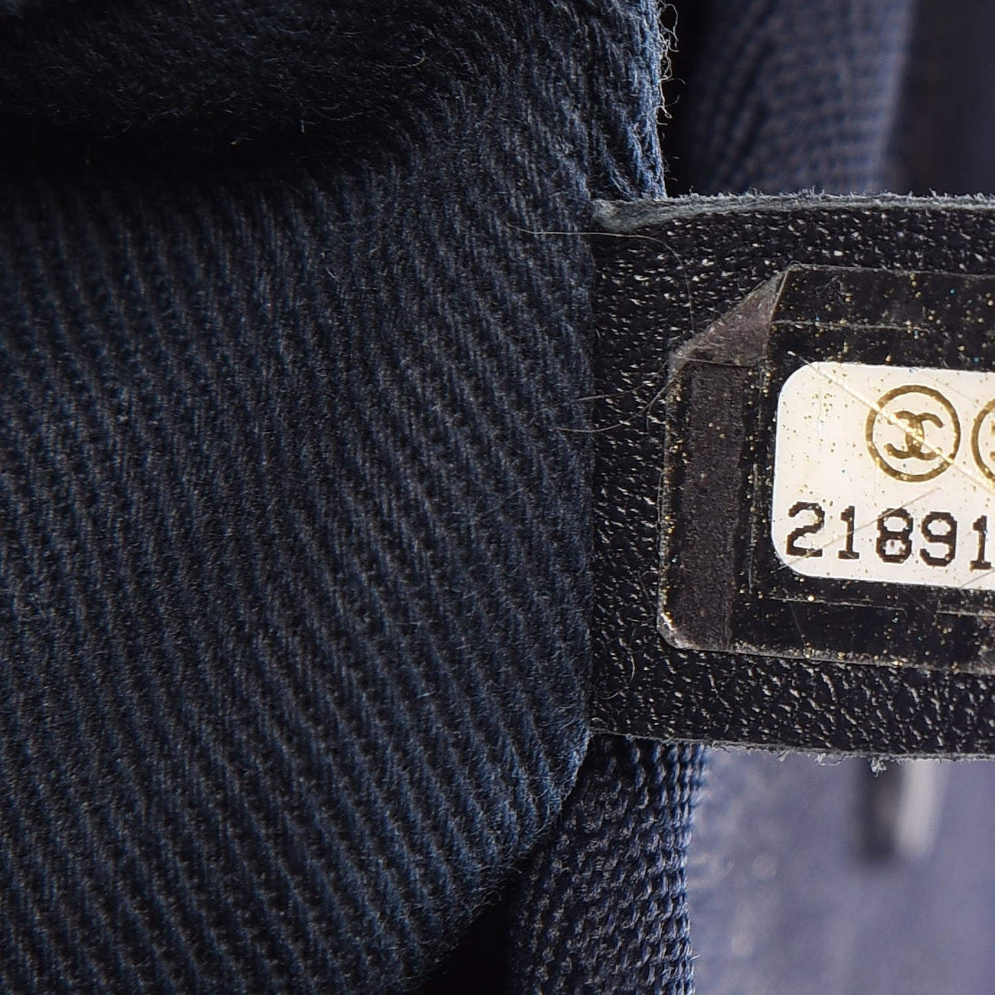 Denim Large Deauville Tote Dark Blue