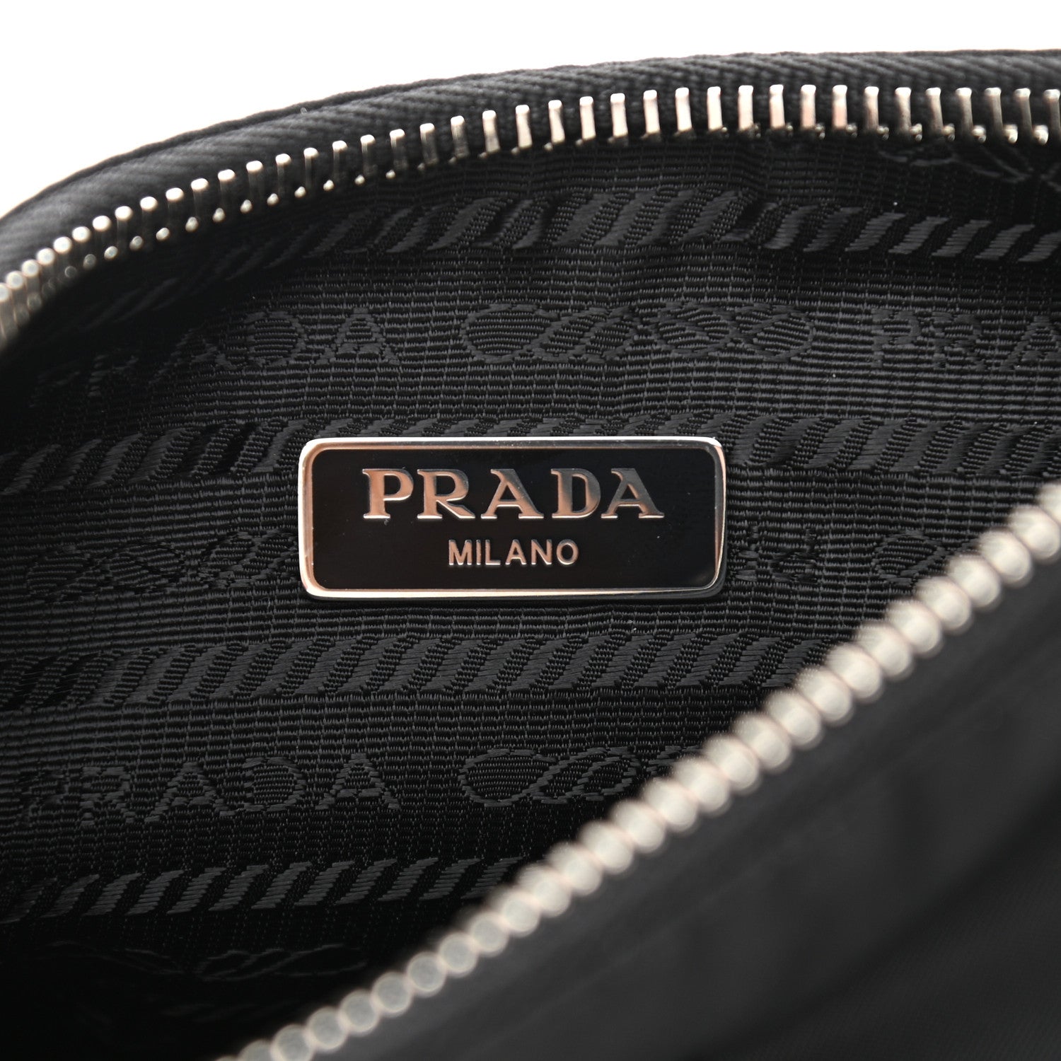 Prada Nylon Re-Edition 2005 Shoulder Bag Black 6 of 10