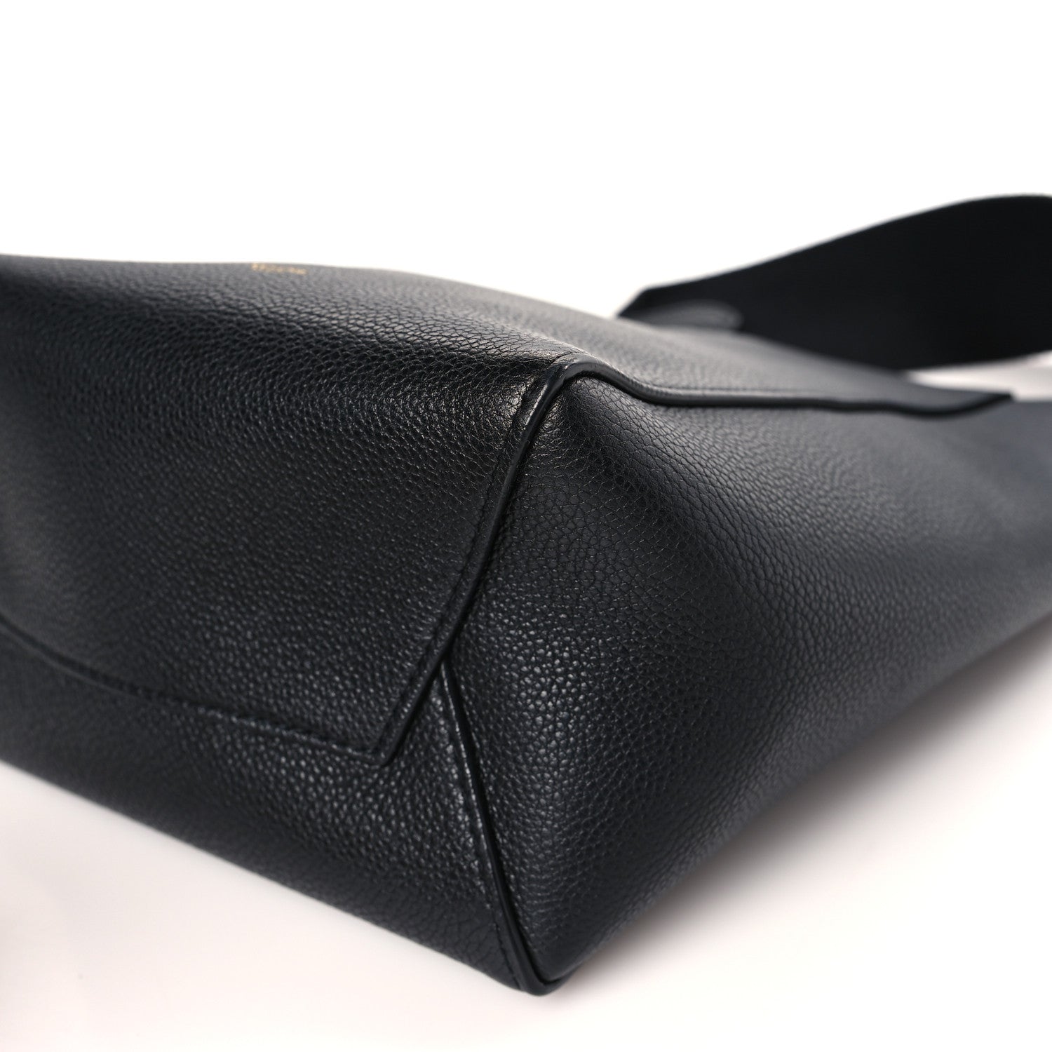 Celine Soft Grained Calfskin Small Sangle Bucket Bag Black 8 of 8