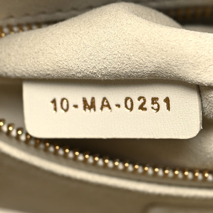 Christian Dior Lambskin Cannage Dioramour Heart Small Lady Dior White Red 7 of 10