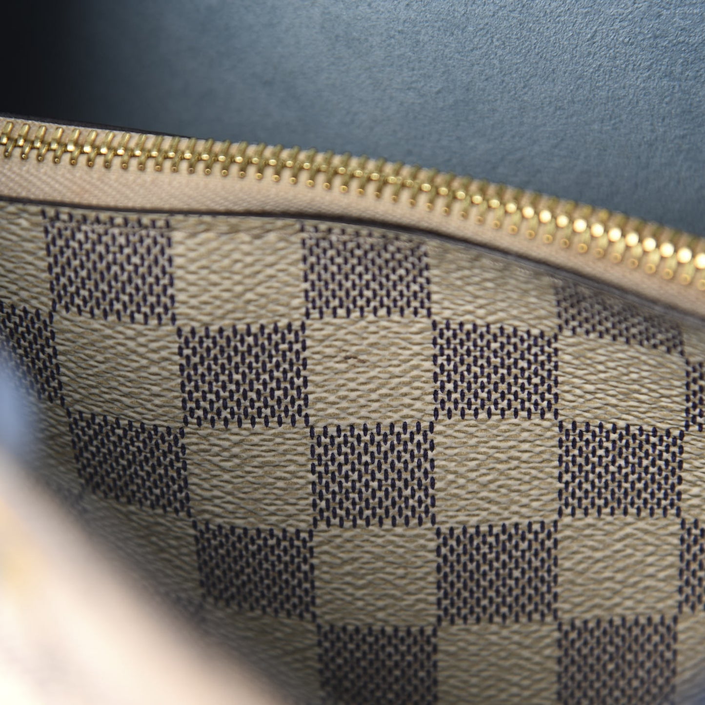 Damier Azur Neonoe MM Bleuet