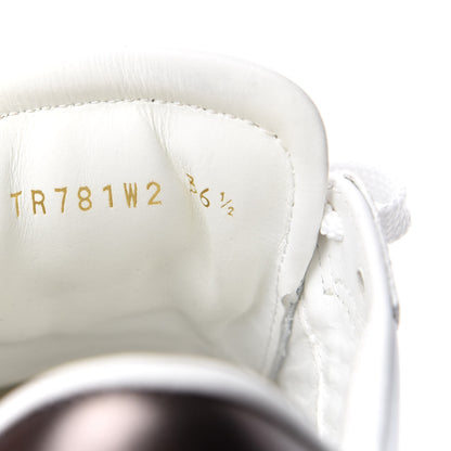 Valentino Garavani Calfskin VLTN Rockstud Open Sneakers 36.5 White 10 of 11
