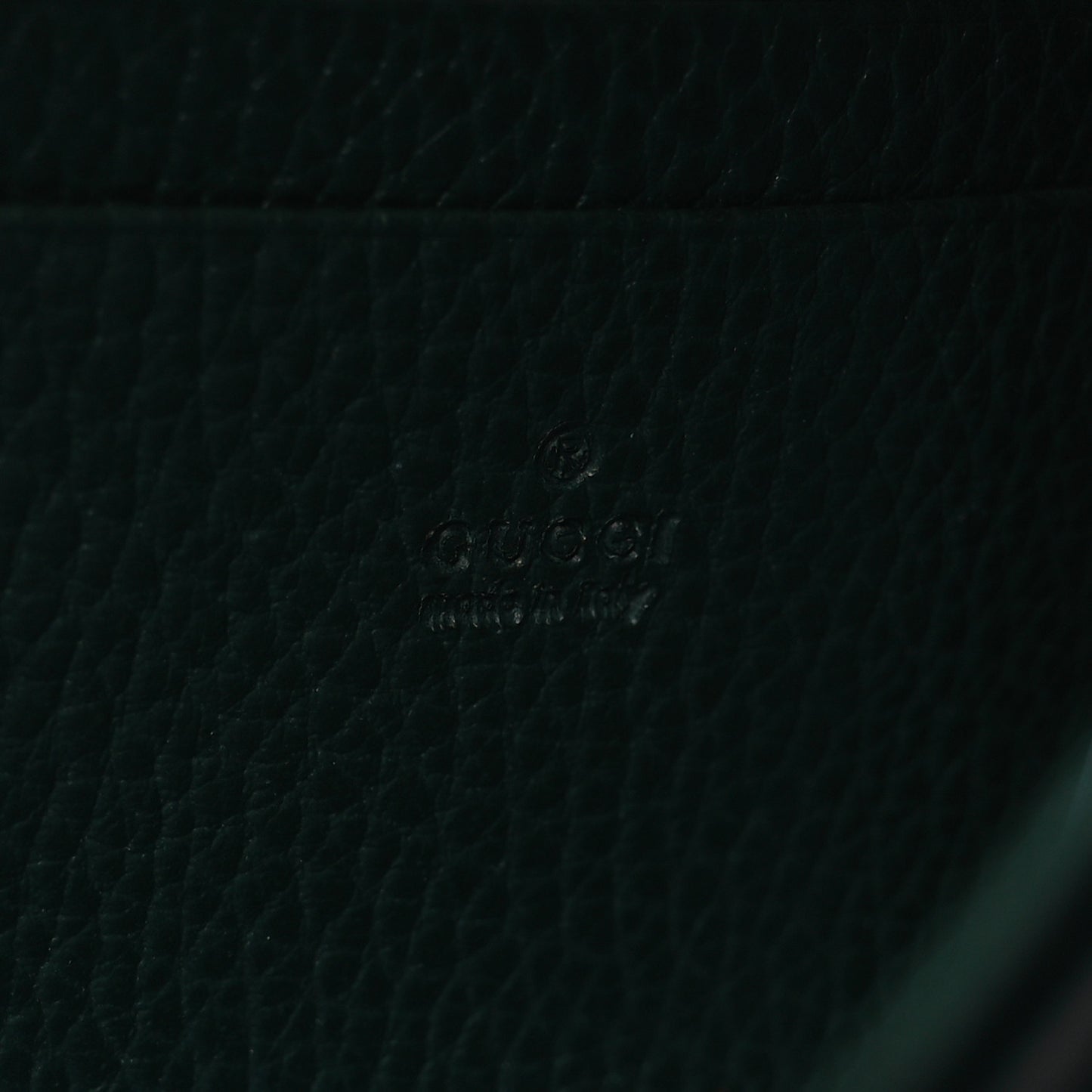 Calfskin Garden Dionysus Chain Wallet Emerald