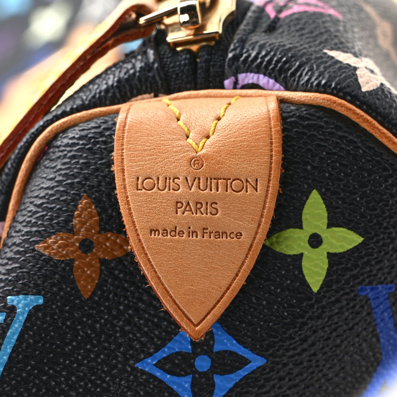 Louis Vuitton Monogram Multicolor Keepall 45 Black 5 of 10
