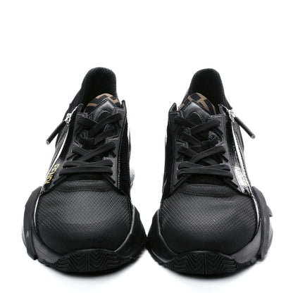 Fendi Nylon Suede Mens Fendi Flow Low Top Sneakers 8 Black 2 of 10