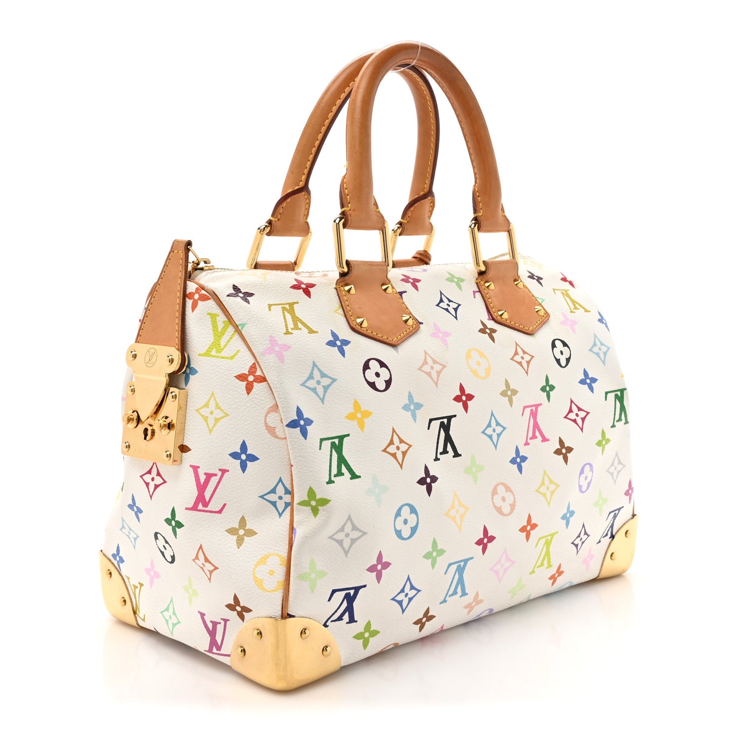 Monogram Multicolor Speedy 30 White