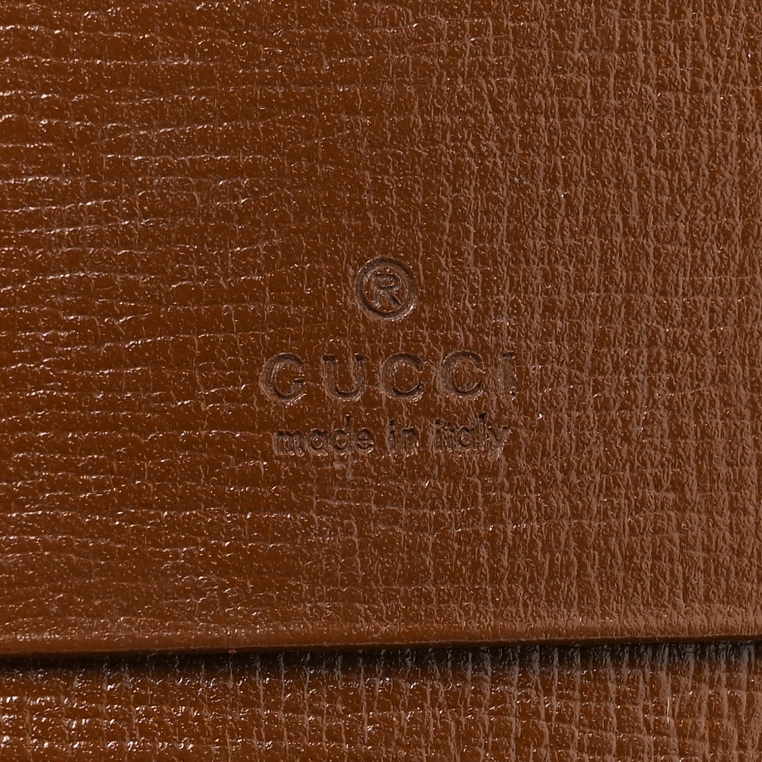 Gucci GG Supreme Monogram Textured Calfskin Web Jackie 1961 Card Case Beige Ebony Brown Sugar 8 of 12