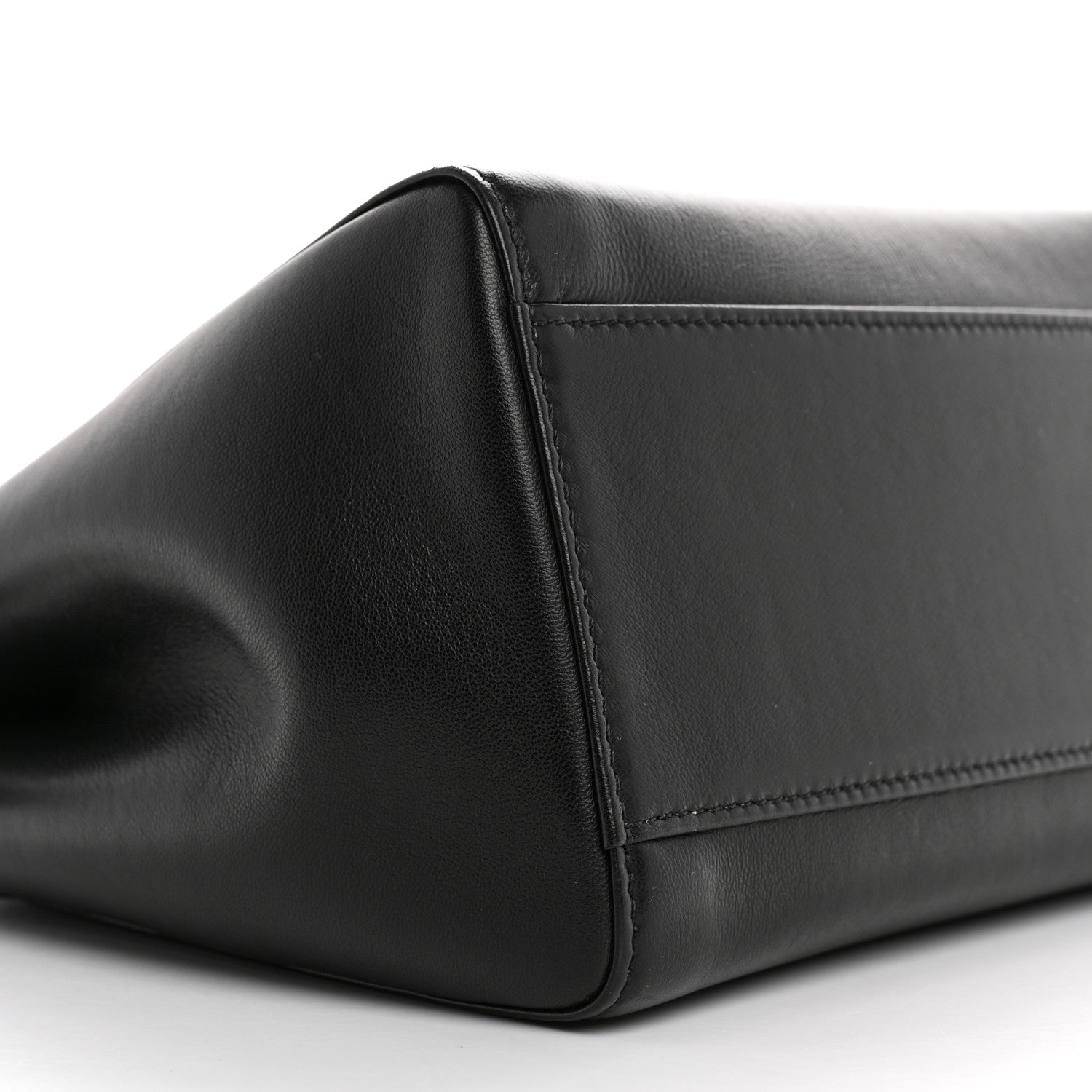 Fendi Nappa Mini Peekaboo Iconic Satchel Black 10 of 13