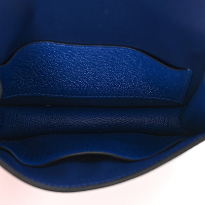 Hermes Lizard Constance Slim Wallet Bleu Saphir 6 of 10