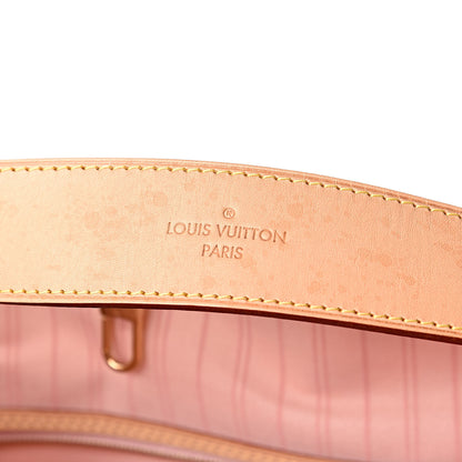 Louis Vuitton Damier Azur Delightful MM Rose Ballerine 8 of 11