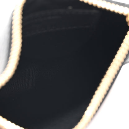 Alexander McQueen Calfskin Skull Zip Key Pouch  Black 5 of 8