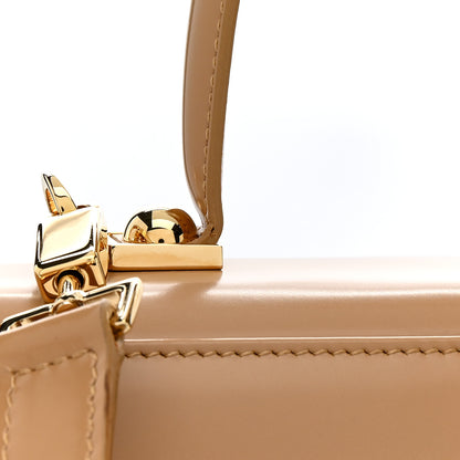 Salvatore Ferragamo Brushed Off Calfskin Iconic Large Top Handle Bag Camel 11 of 15