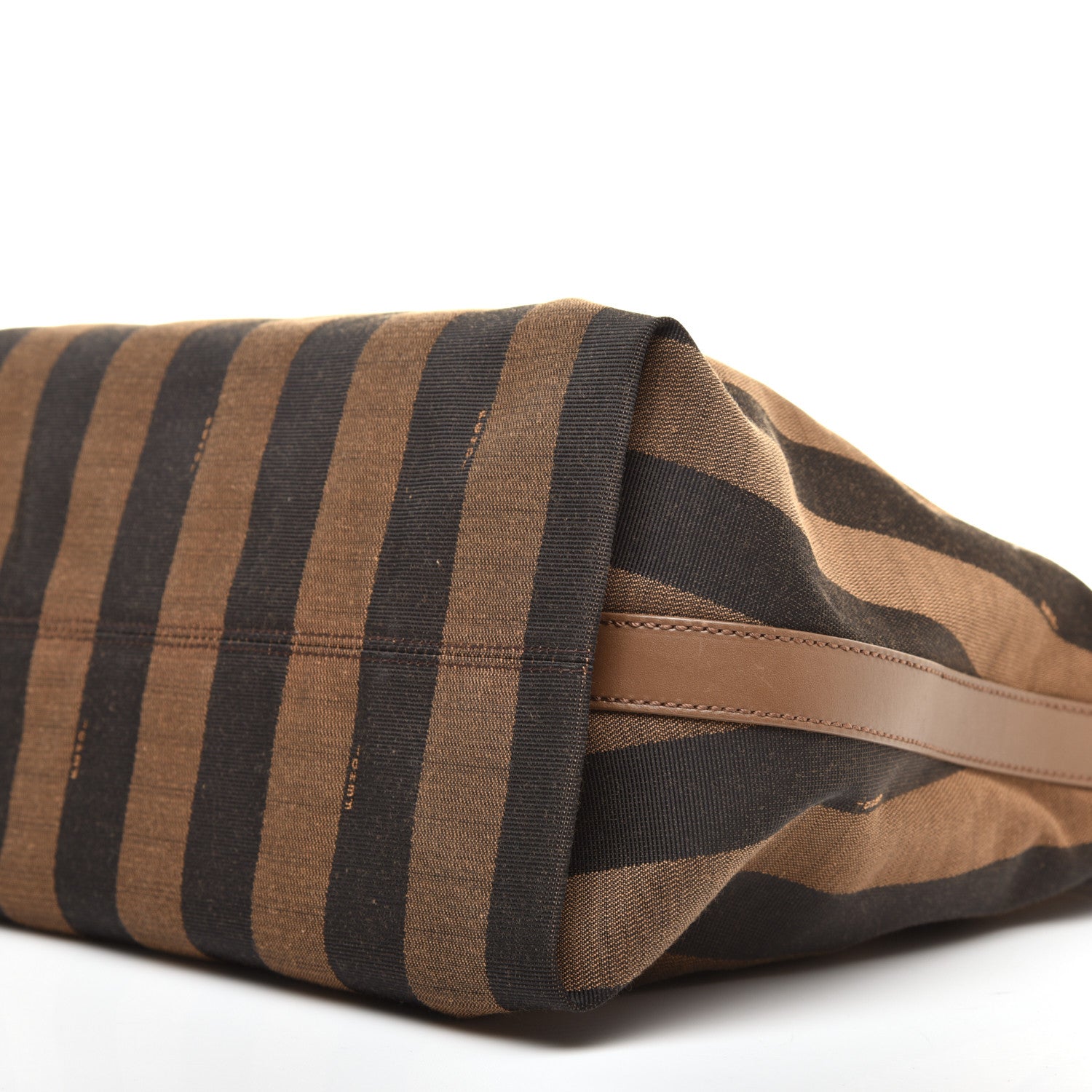 Fendi Pequin Cuoio Vegetale Large Hobo Tobacco Blue Mirto Cuoio 9 of 9