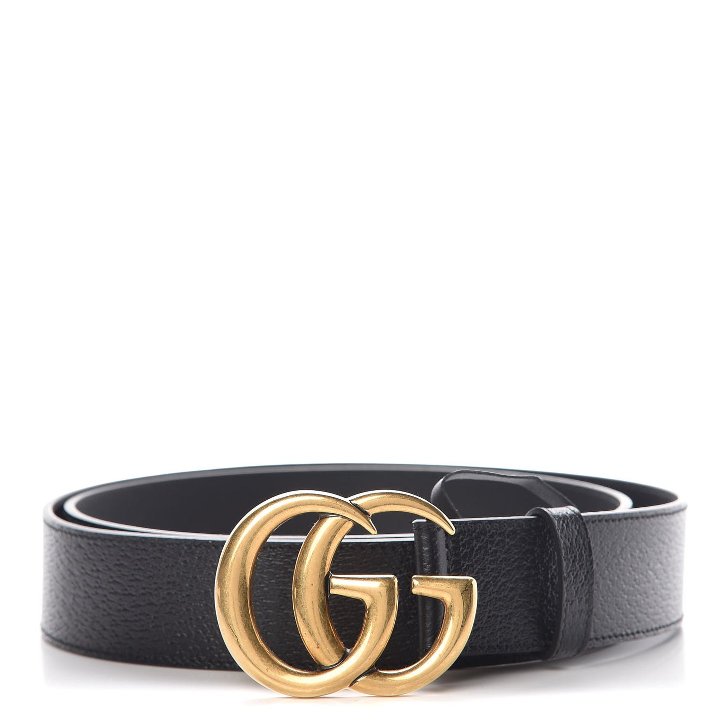 Textured Calfskin Double G 40mm Belt 105 42 Black