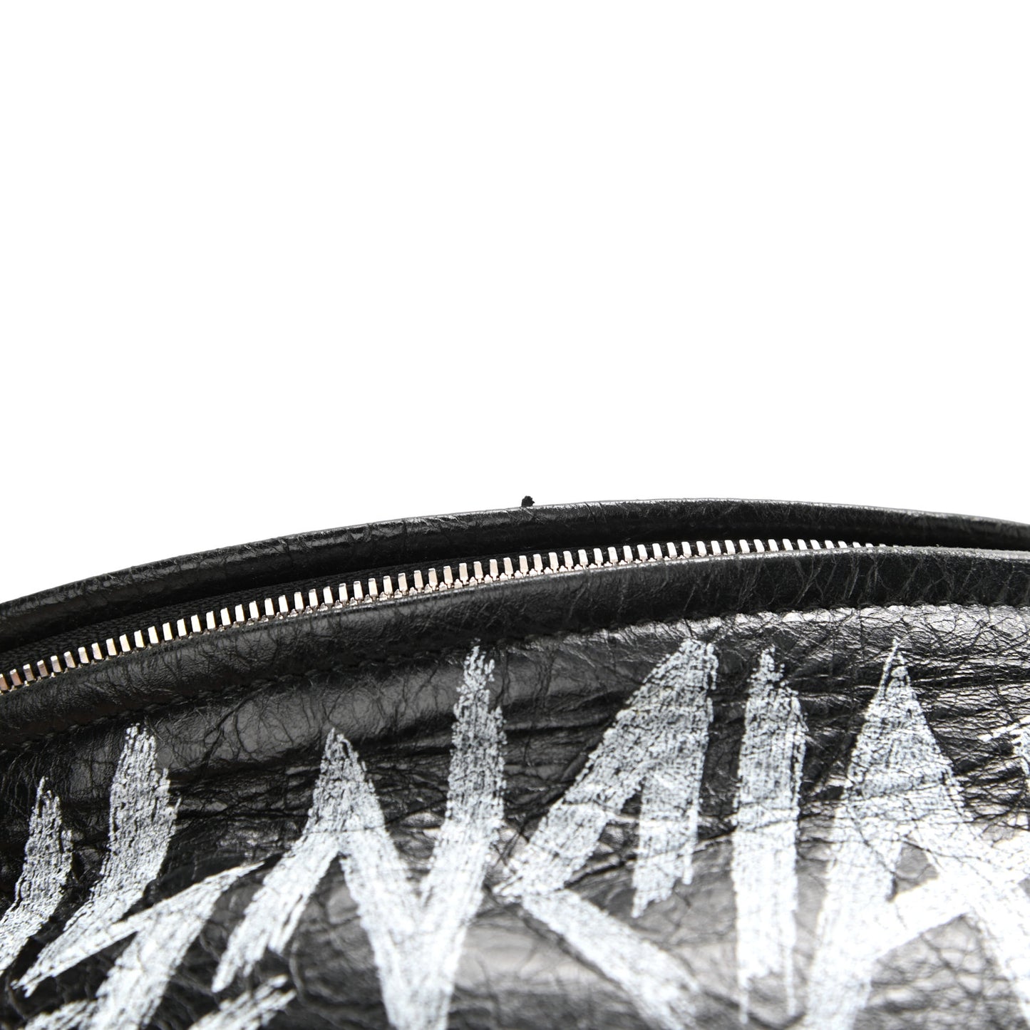 Agneau Arena Graffiti All Over XS Souvenir Belt Bag Black White
