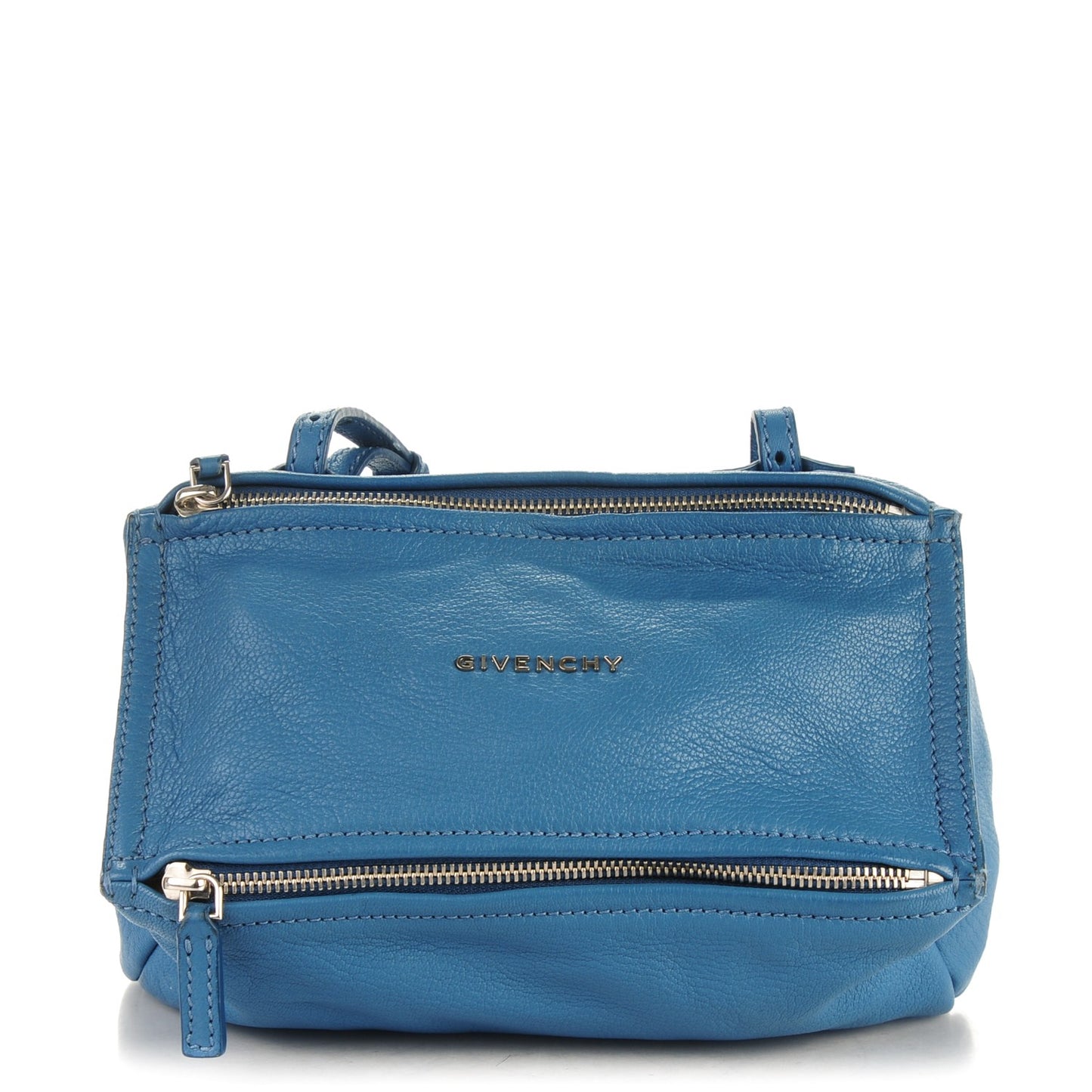Sugar Goatskin Mini Pandora Medium Blue