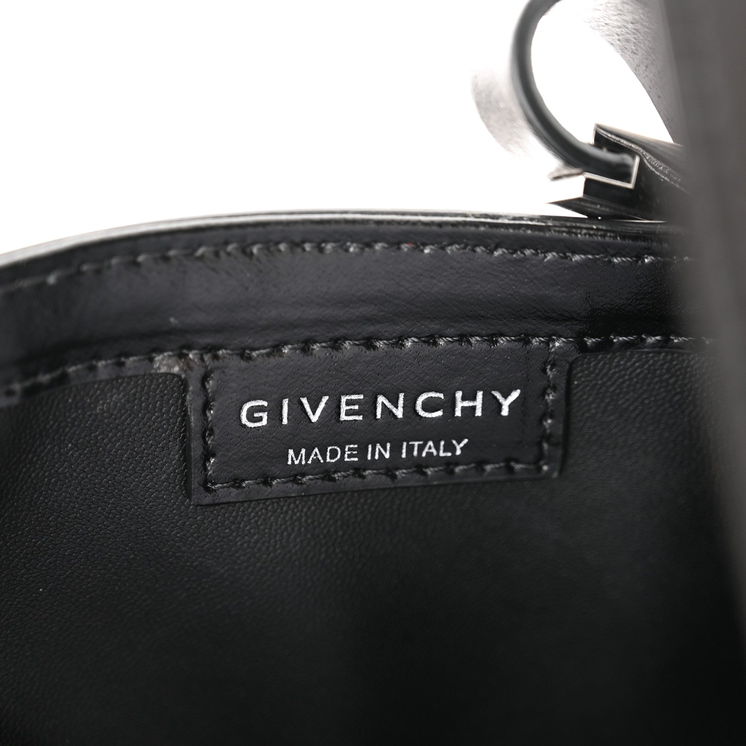 Givenchy Box Calfskin Mini Cut Out Shoulder Bag Black 10 of 10