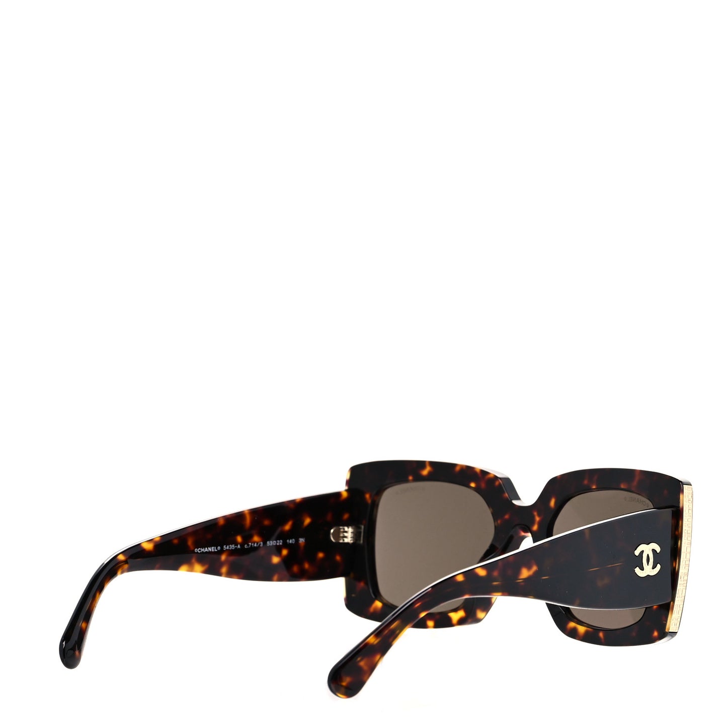 Acetate Rectangle Sunglasses 5435 Tortoise