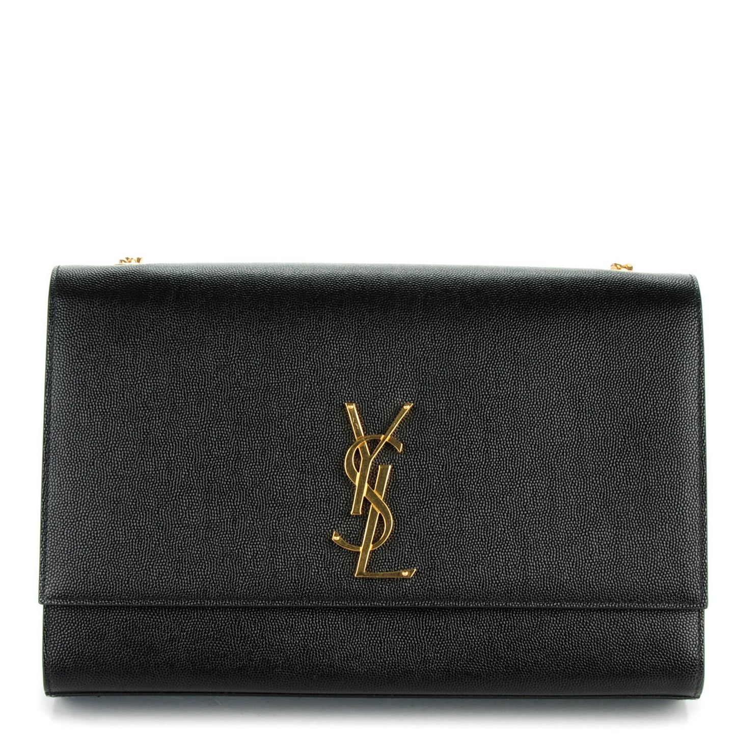 Grain De Poudre Large Classic Monogram Kate Satchel Black
