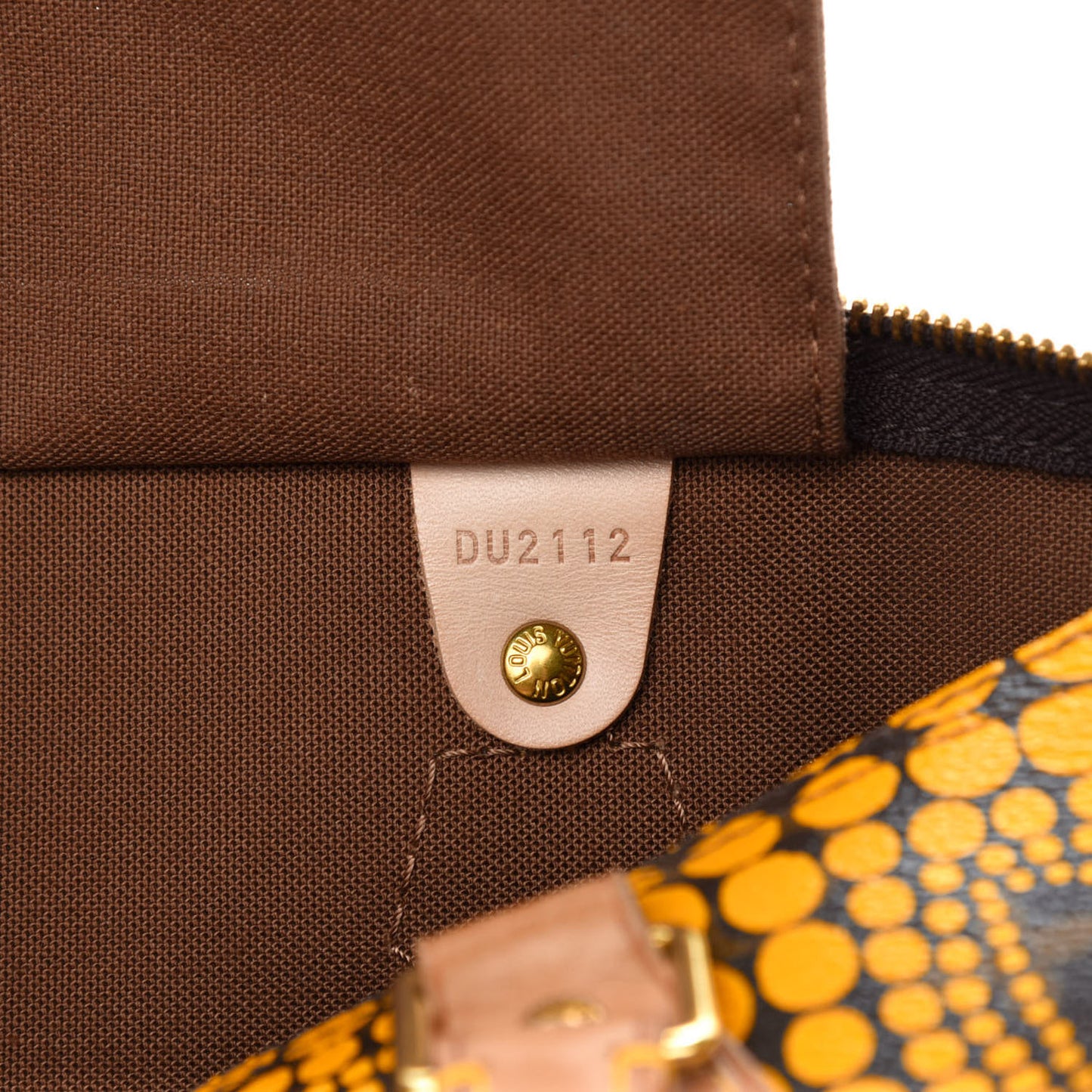 Monogram Kusama Town Speedy 30 Yellow
