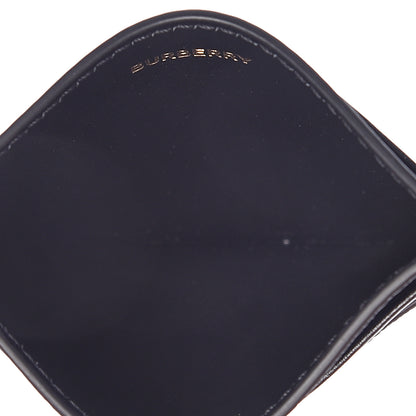 Burberry Grainy Calfskin Monogram Motif Card Case Black 5 of 7