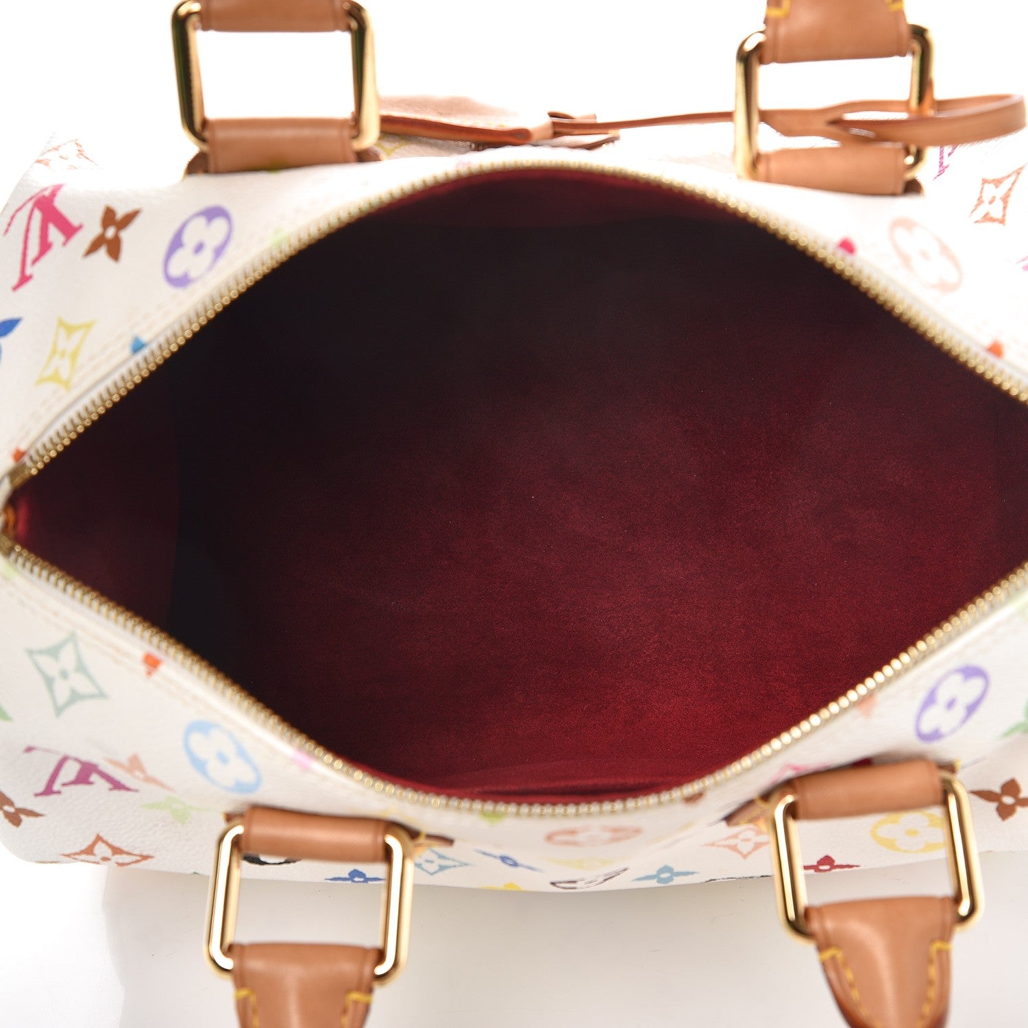 Louis Vuitton Monogram Multicolor Speedy 30 White 5 of 11
