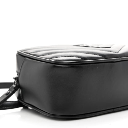 Saint Laurent Calfskin Matelasse Monogram Lou Belt Bag Black 9 of 10