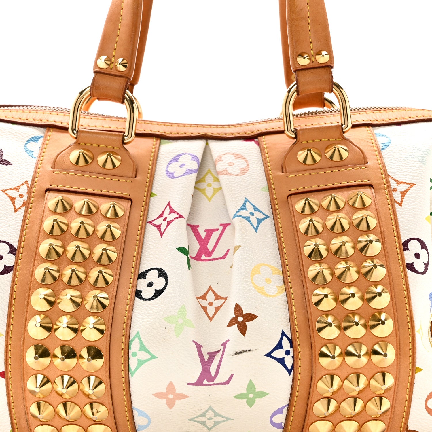 Louis Vuitton Monogram Multicolor Courtney MM White 1804195