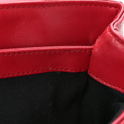 Saint Laurent Calfskin Y Quilted Monogram Toy Loulou Crossbody Bag New Lipstick 12 of 13