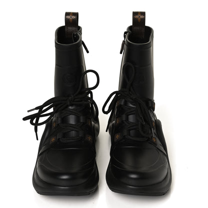 Louis Vuitton Mat Rubber Monogram LV Archlight Sneaker Boots 39 Black 5 of 10
