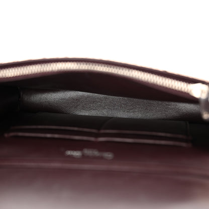 Christian Dior Snakeskin Diorama Wallet on Chain Pouch Rose Gold 5 of 16