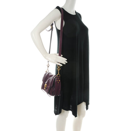 Proenza Schouler Lambskin PS1 Pouch Messenger Plum 2 of 8