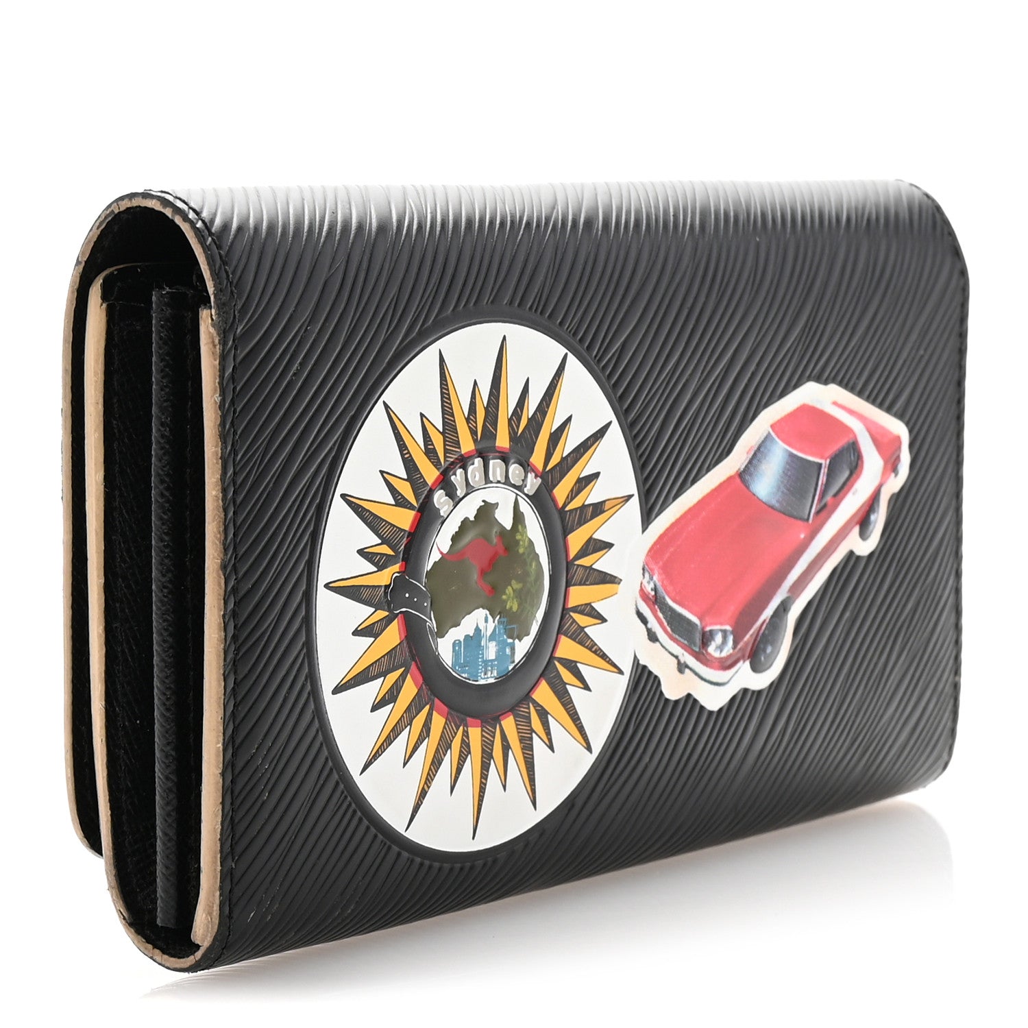 Louis Vuitton Epi World Tour Twist Wallet Black 3 of 7