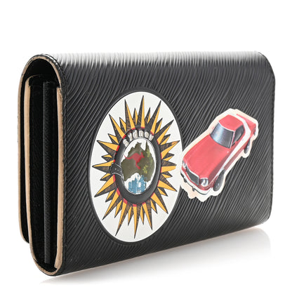 Louis Vuitton Epi World Tour Twist Wallet Black 3 of 7