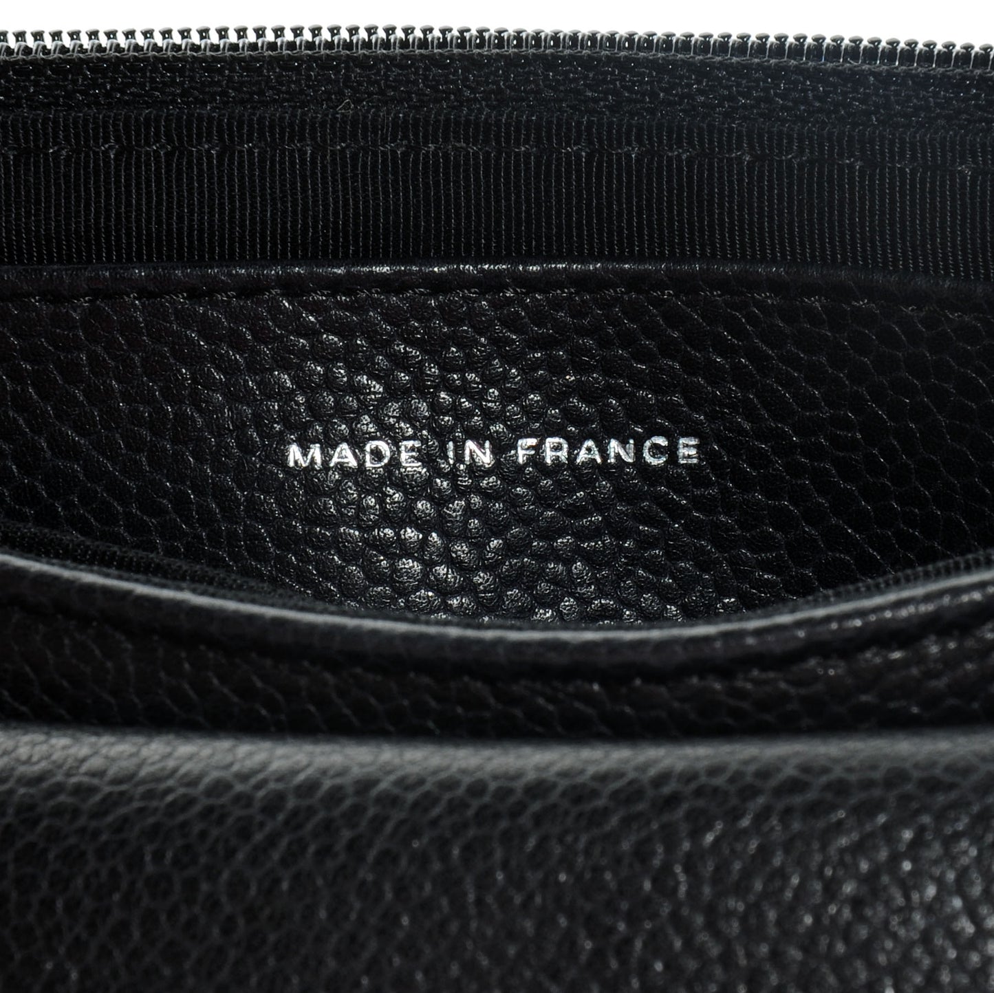 Caviar Half Moon Wallet On Chain WOC Black