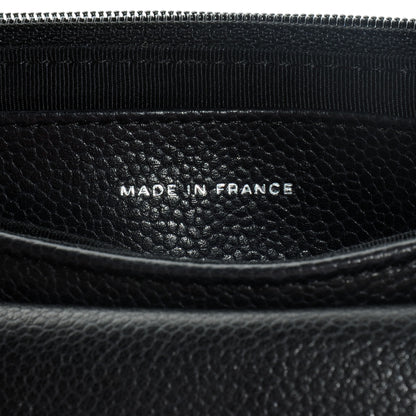 Chanel Caviar Half Moon Wallet On Chain WOC Black 8 of 10