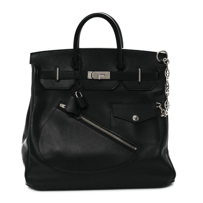 Hermes Veau Volupto Rock HAC Birkin 40 Black 1 of 13
