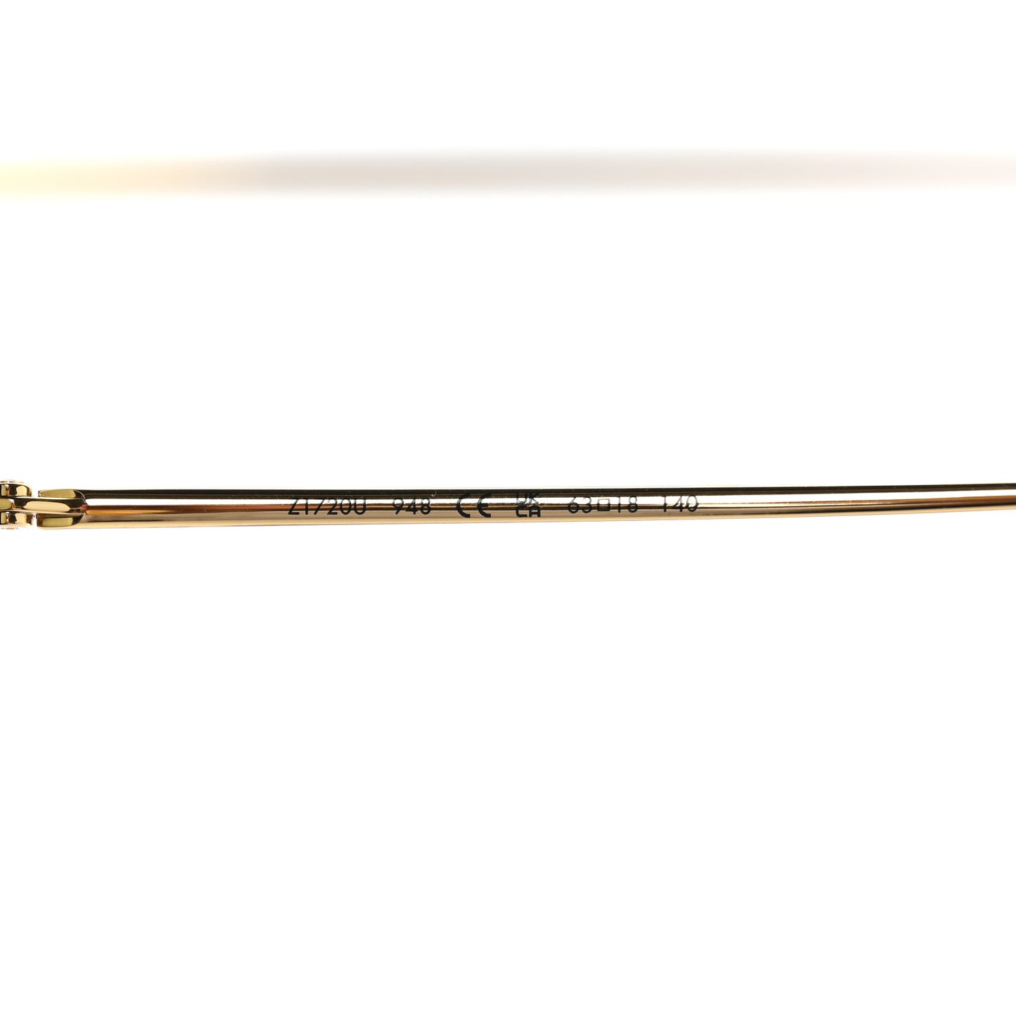 Metal LV Charm Cat Eye Sunglasses Z1720U Gold