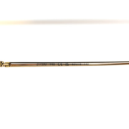 Louis Vuitton Metal LV Charm Cat Eye Sunglasses Z1720U Gold 6 of 8