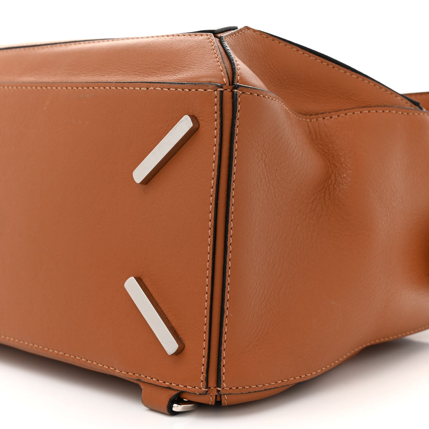 Calfskin Medium Puzzle Bag Tan