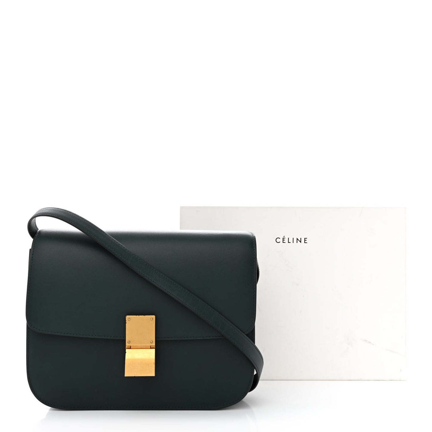 Box Calfskin Medium Classic Box Flap Bag Amazone