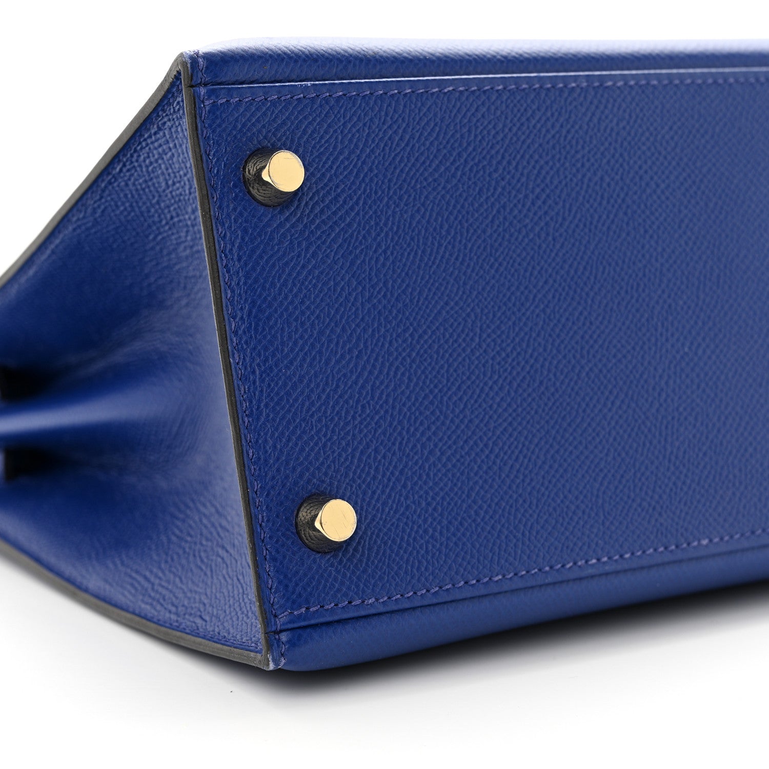 Hermes Epsom Kelly Sellier 28 Bleu Electrique 8 of 12