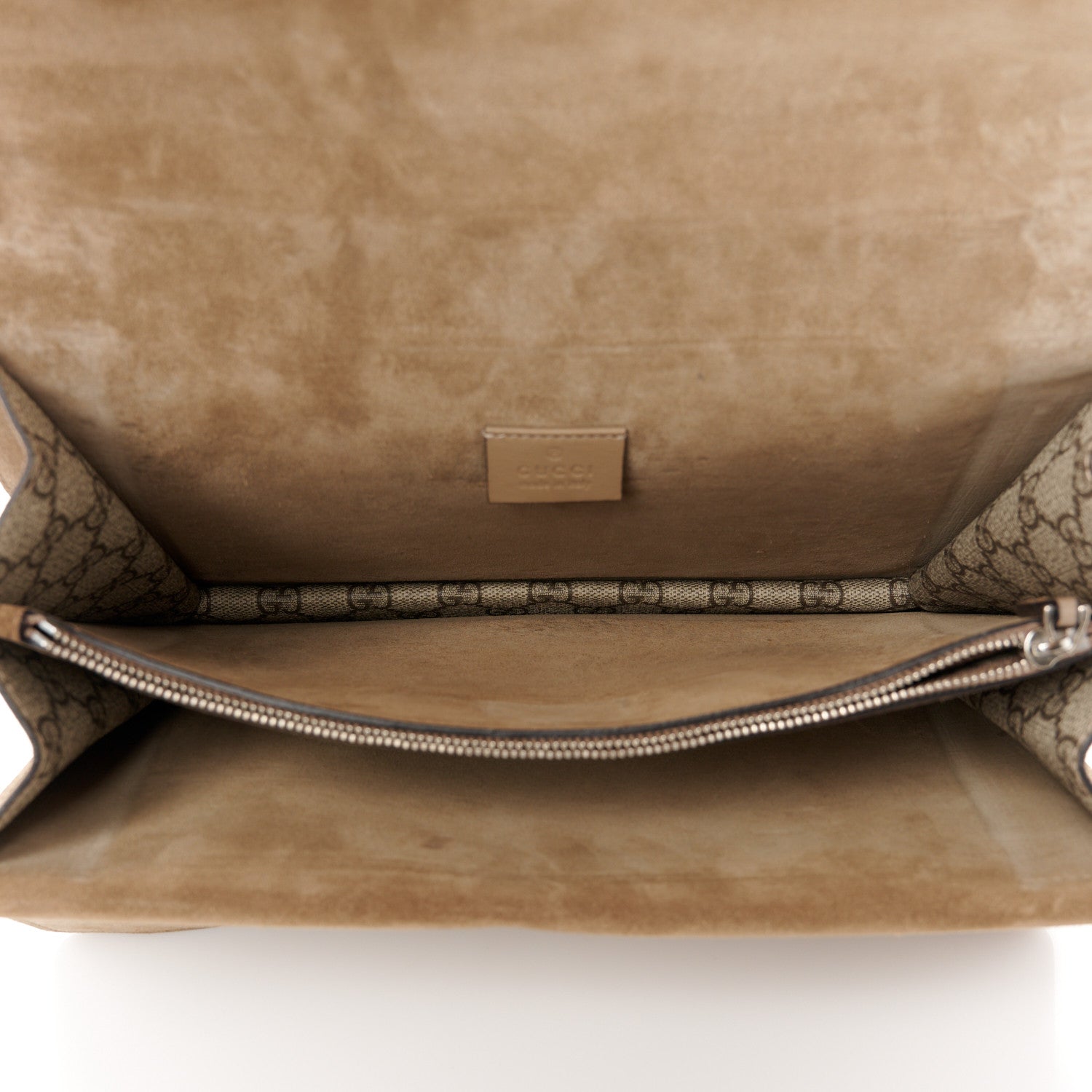 Gucci GG Supreme Monogram Embroidered Carnation Medium Dionysus Shoulder Bag Beige 5 of 11