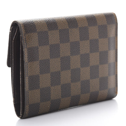 Louis Vuitton Damier Ebene Porte Tresor Etui Papier Wallet 4 of 19