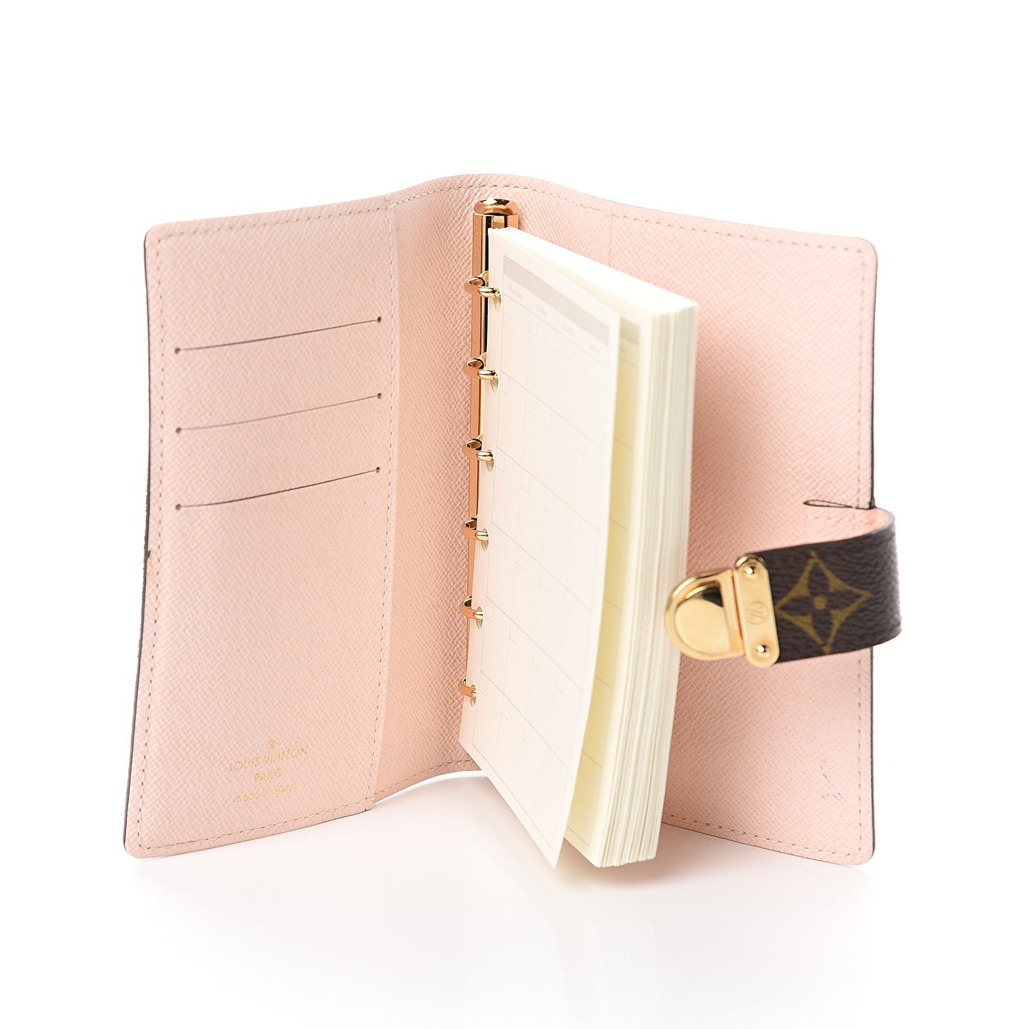 Monogram Koala Small Ring Agenda Cover Rose